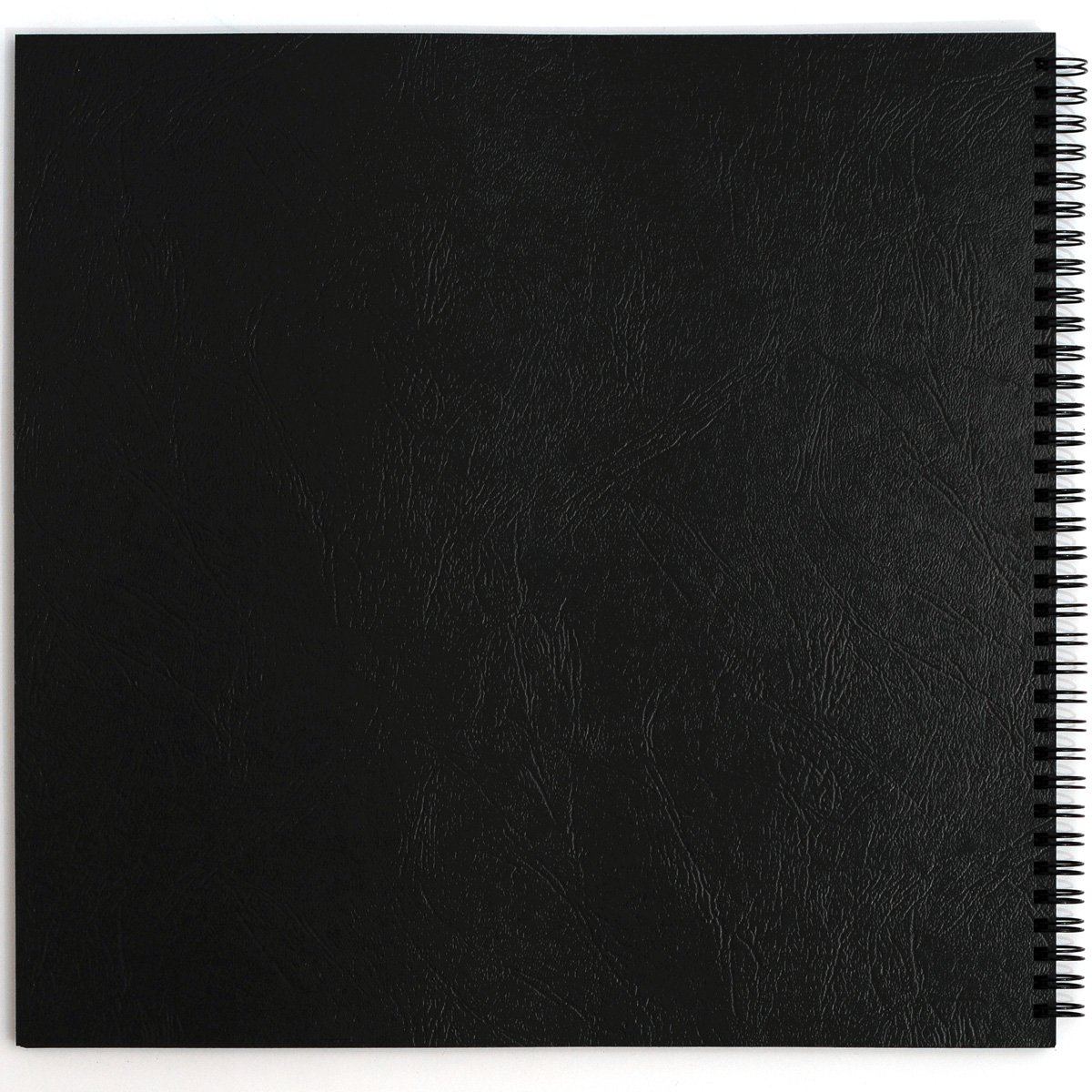 RHINO XL Hardback Scrapbook (12x12", 30x30cm), 40 Pages of Plain Black Sugar Paper, 1-Pack - Ideal for Scrapbooking Cuttings & Craft - Image 3