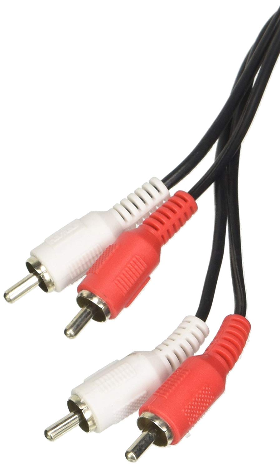 HAMA Cable 2 X RCA Male to 2 RCA Male 1.2 M, No Batteries, Black / Red / White, transparent - Trasparente / Nero / Viola, 1.2 Meters