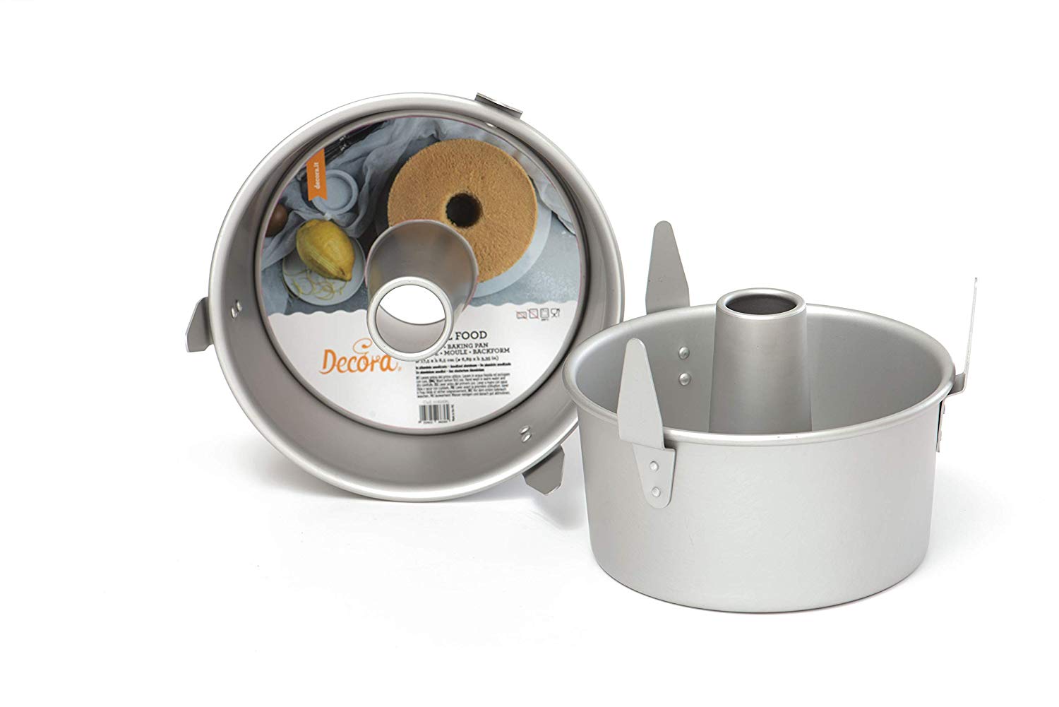 DECORA 0062650 Angel Food Pan 25 Cm, Silver, 25 x 25 x 13 cm