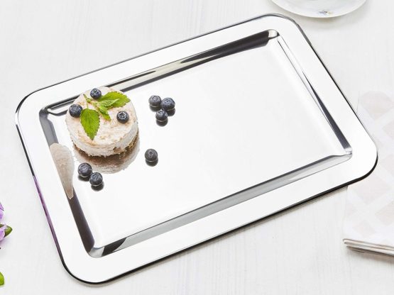 CHG 03017-S12 Serving Tray Stainless-Steel 36 cm x 25 cm - Image 2