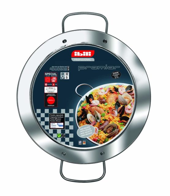 IBILI 652228 Paella pan Premier 28 cm of Stainless Steel, Silver - Image 2