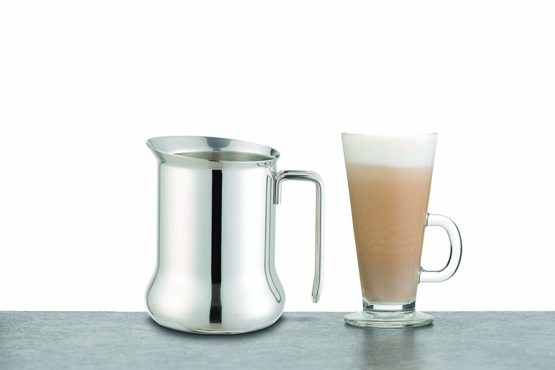 KitchenCraft Milk Frother Jug, Stainless Steel, Silver, 650 ml - Image 3