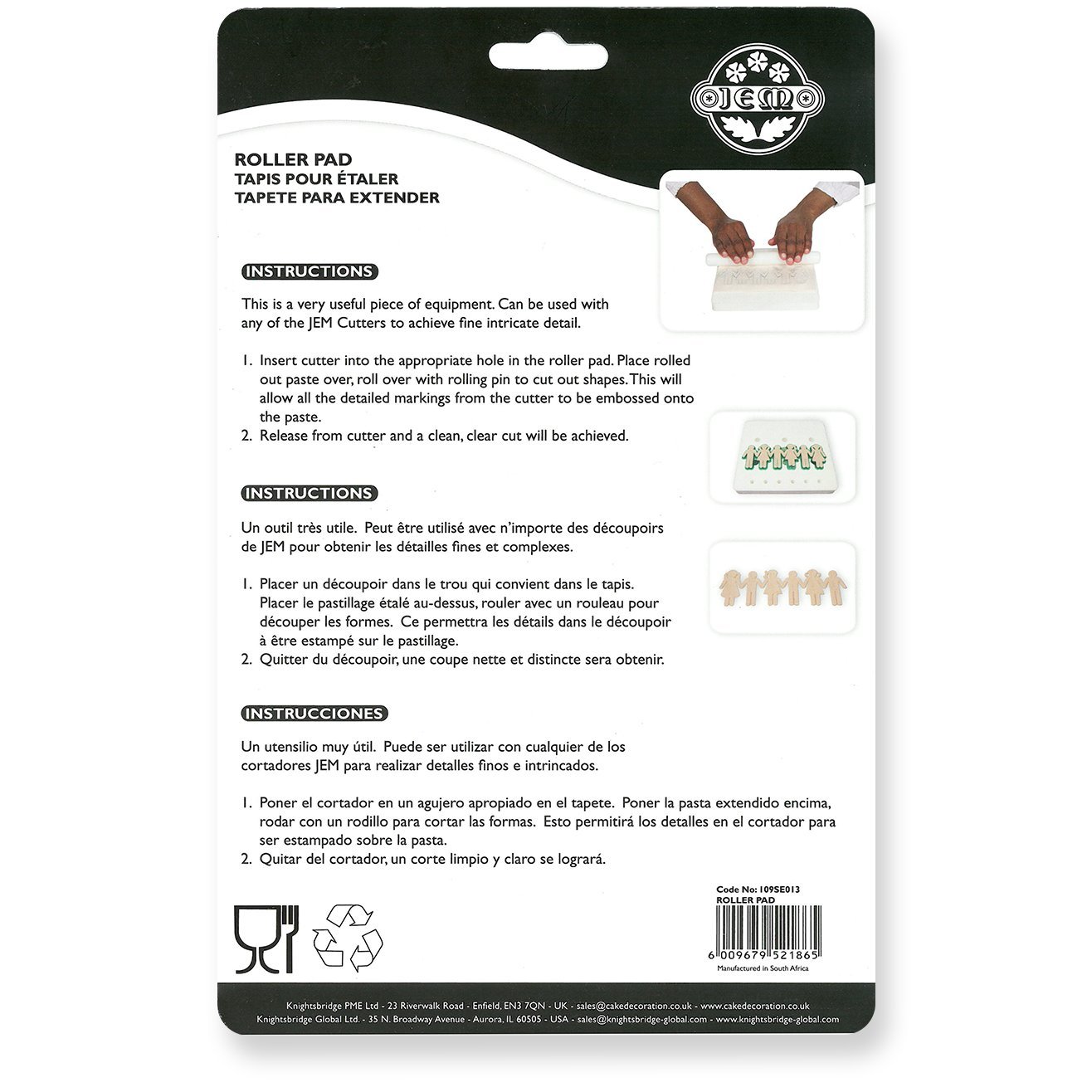 PME JEM Roller Pad for use with JEM Cutters, White - Image 4