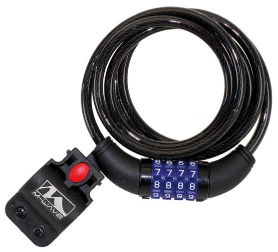 M-Wave Spiral Cable Lock - Black