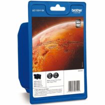 Brother LC-1100HYBK Inkjet Cartridge, Black, Twin Pack, High Yield, Includes 2 x Inkjet Cartridges, Brother Genuine Supplies