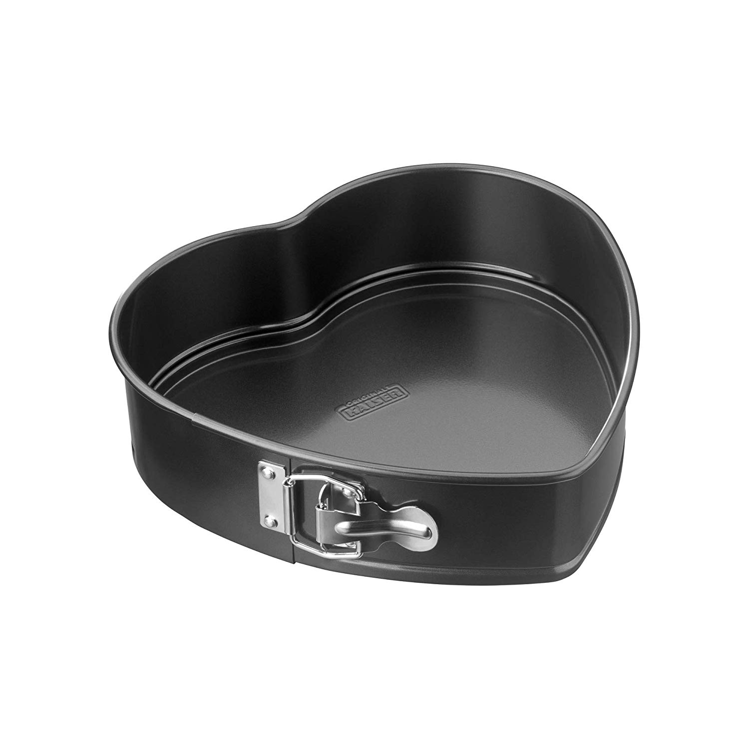 ORIGINAL KAISER KAISER Cake Springform Pan (Heart-Sized) 25 x 26 x 7 cm Classic Good Non, Black