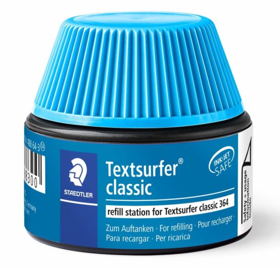 Staedtler 488 64 Textsurfer Classic Marker Pen Refills for 364 15–20 x Blue