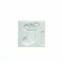 silikomart Silicone Mould Sugarflex Xmas Sock, White