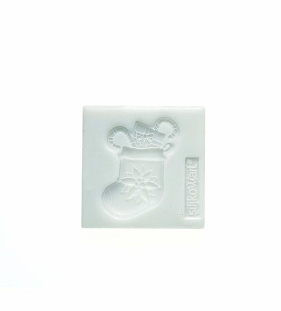 silikomart Silicone Mould Sugarflex Xmas Sock, White