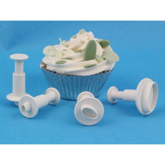 PME MO154 Oval Plunger Cutters, Small, Medium, Large, X-Large Sizes, Set of 4 - Image 2