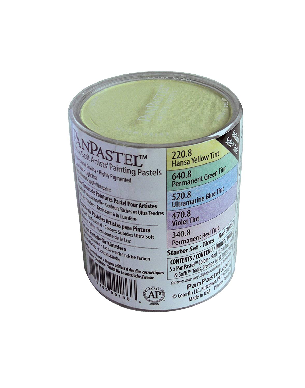 PanPastel 5 Colour Starter Set - Tints Set, Multicolored, 1 count (Pack of 5)