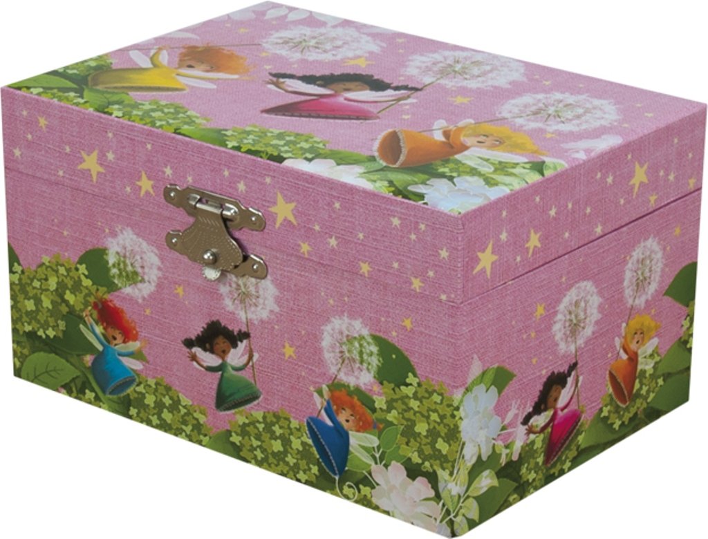 Ulysse Three Fairies Musical Box, 9500, Pink - Image 2