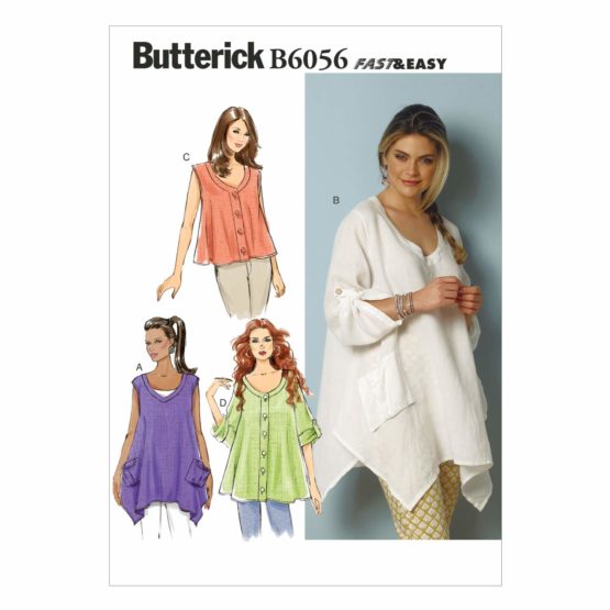 Butterick Patterns Ladies Dress Pattern, White, ZZ (LRG-XLG-XXL)