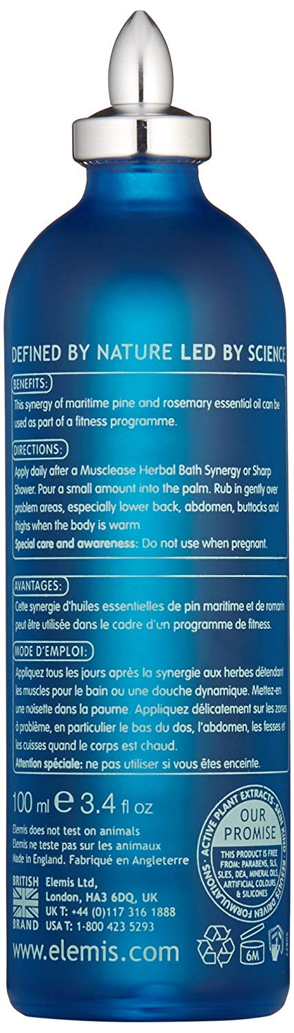 ELEMIS Musclease Active Body Oil, Relaxing Body Oil Infused with a Powerful Blend of Extracts to Relieve - Image 4