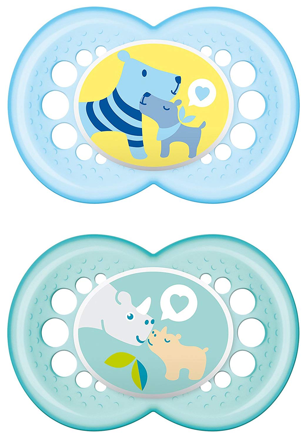 MAM Baby Products 66172311 Original Silicone Dummies For Boys, Pack