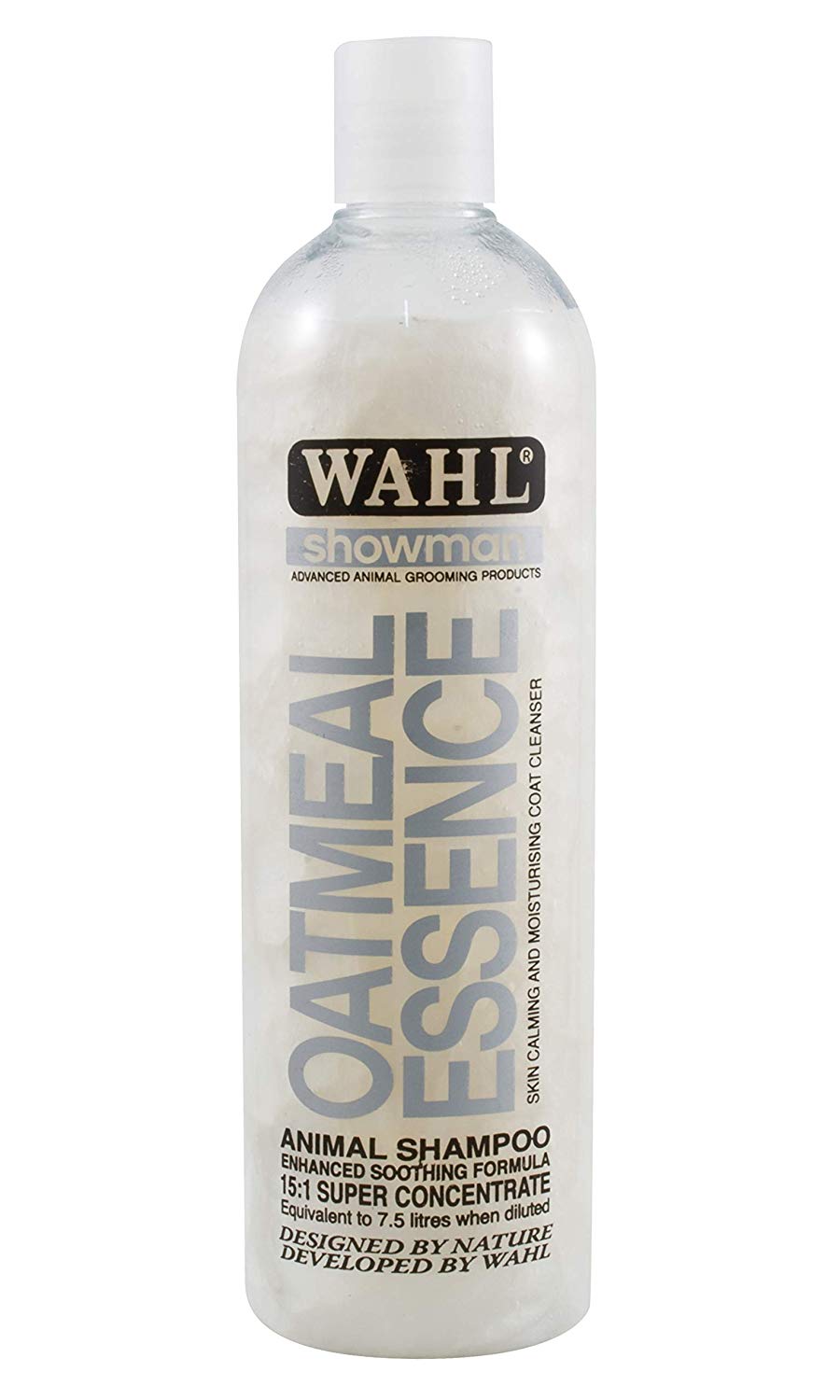 Wahl Oatmeal Essence Animal Shampoo 500ml, Gentle Skin‑Calming Moisturising Cleanser for Sensitive Coats Soothes Irritation
