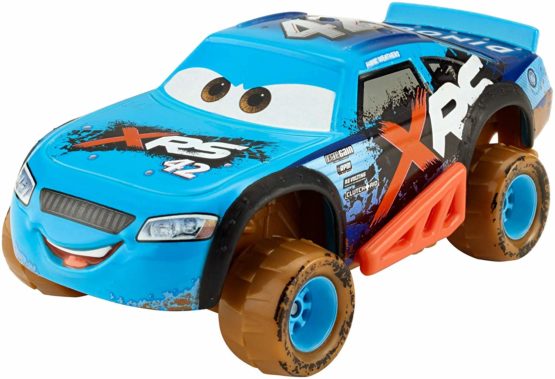 Disney Pixar Cars GBJ39 XRS MUD Racing Cal Weathers, Multicoloured
