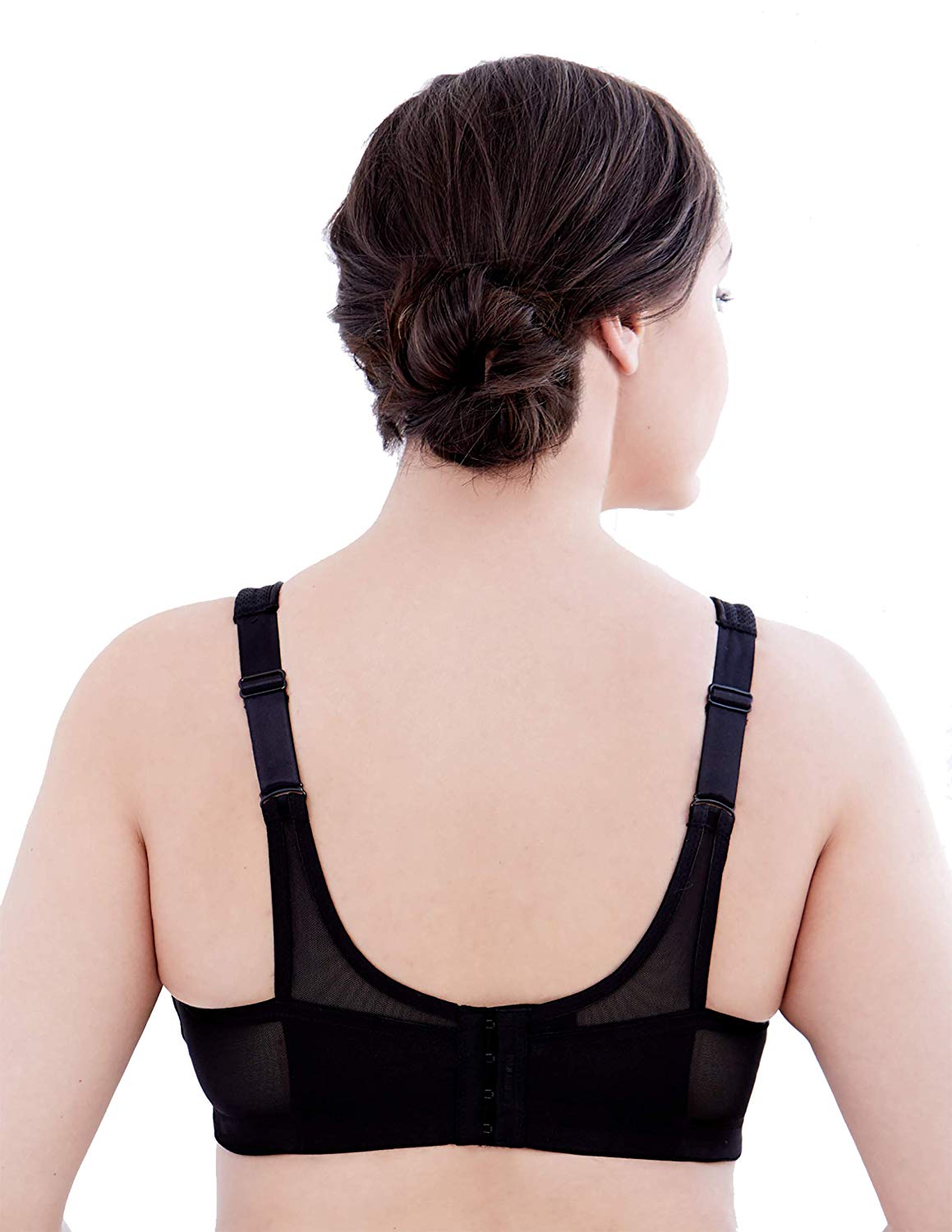 Glamorise MagicLift Seamless Sports Wirefree Bra 1006 (Women's & Women's Plus) Black, 48D - Image 2