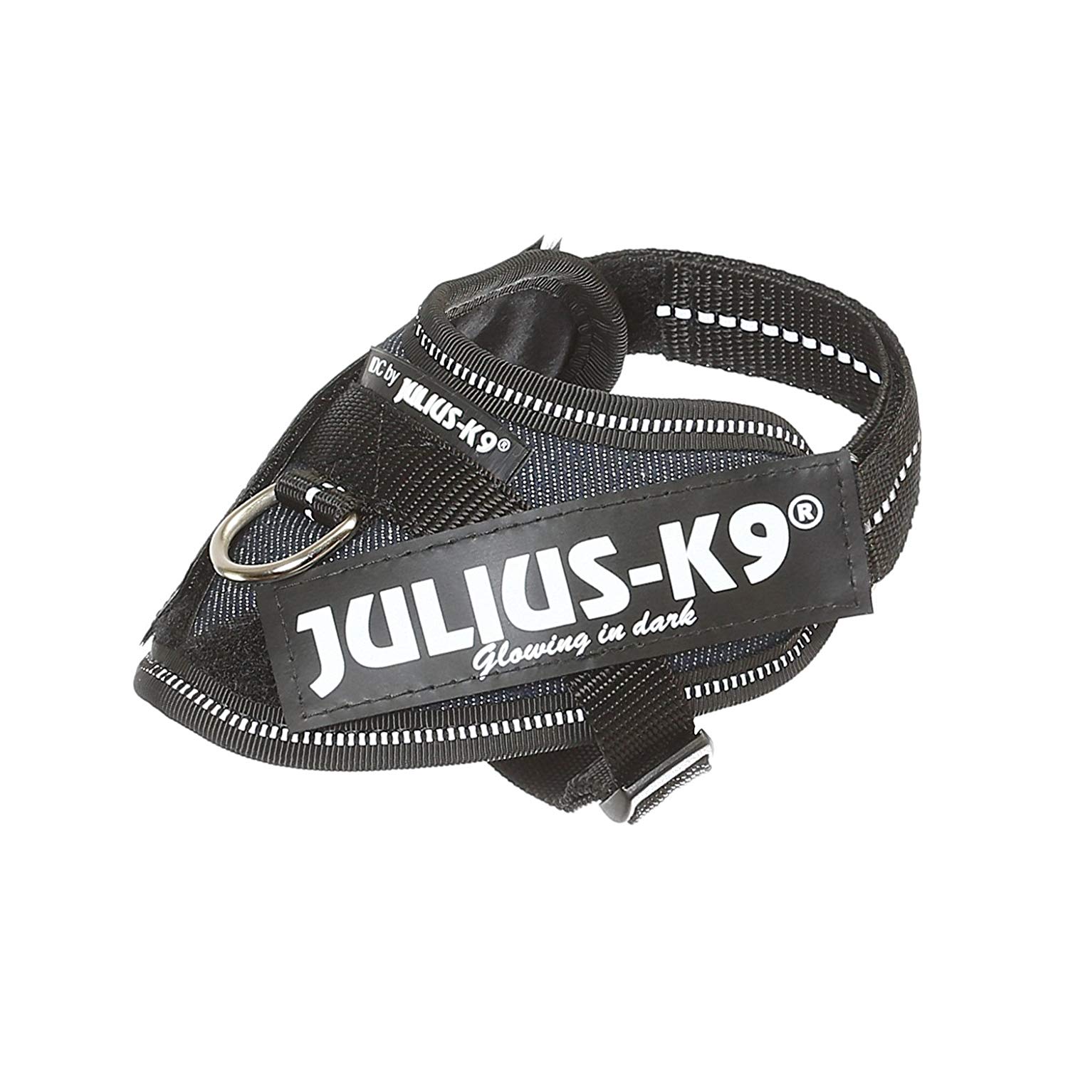 Julius-K9, 16IDC-FAR-B1, IDC Powerharness, dog harness, Size: Baby 1, Denim, 3XS/Baby 1 - Image 2