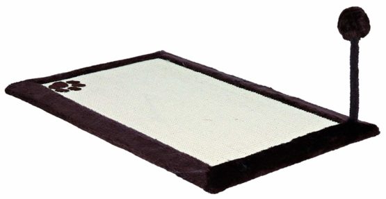 Trixie 4323 Scratching Pad with Plush Edge 70 Ã - 45 cm Dark Brown