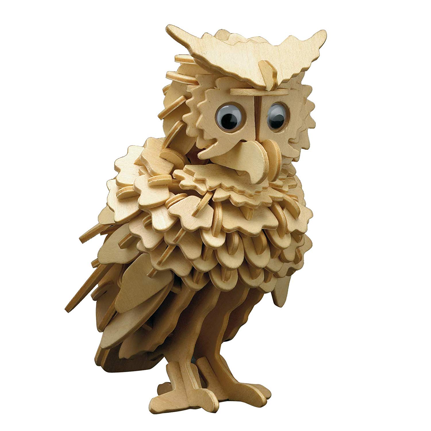 Donau Elektronik Wood design Owl, Multicolour, Multicolor