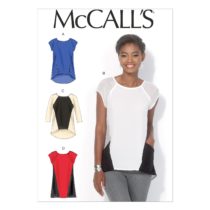 McCall's Patterns MC7093 E5,Misses Tops and Tunic,Sizes 14-16-18-20-22