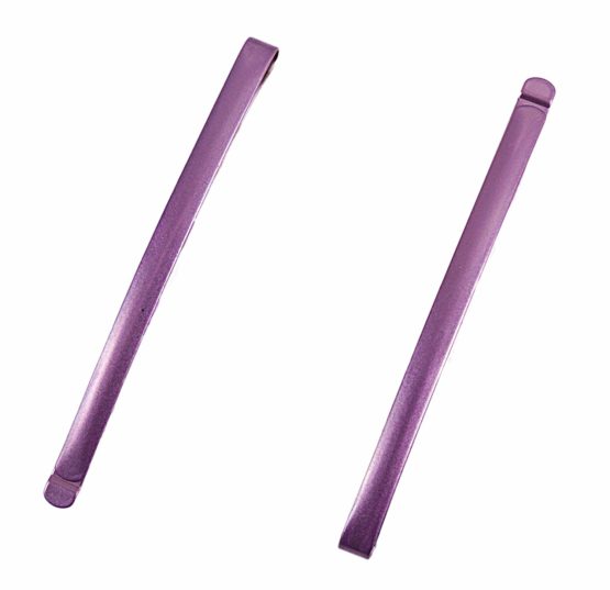 CARAVAN Long Hand Painted Bobby Pin, Purple