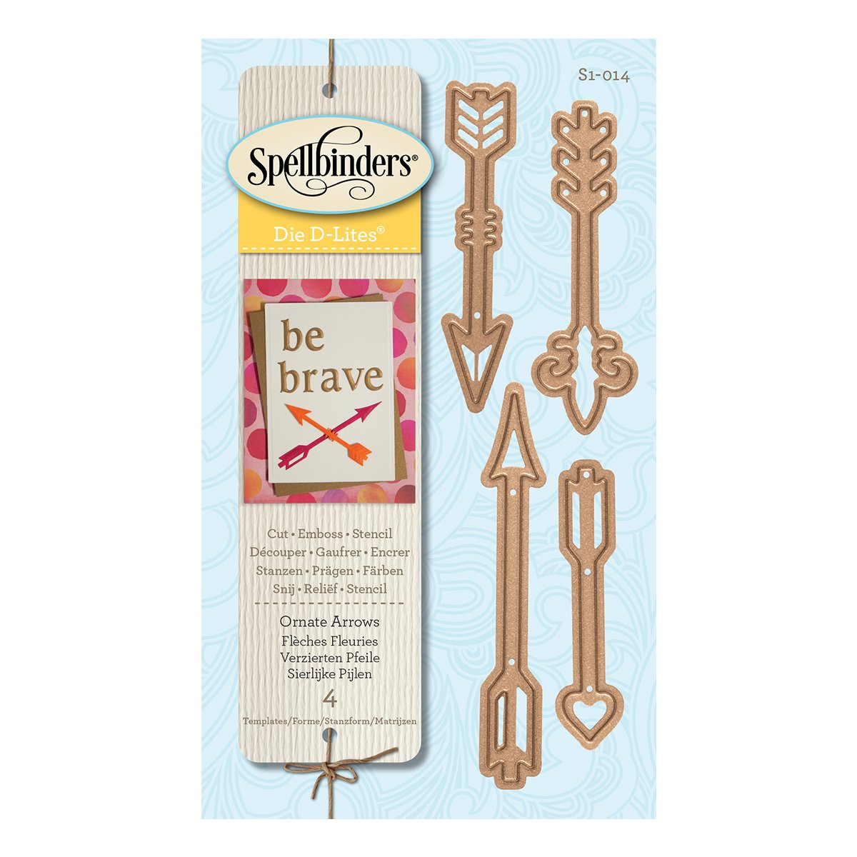 Spellbinders Spellbinders Shapeabilities Die D-Lites-Ornate Arrows, Multicolor, 0.25 x 8.89 x 17.14 cm - Image 4