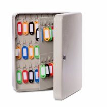 MAUL Wall Mounted Key Cabinet, 90 Keys, 30x24,5x8cm, Grey