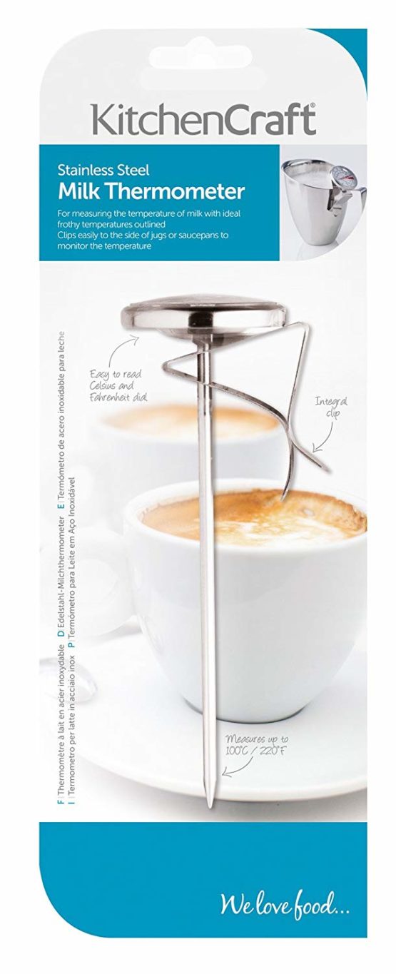 KitchenCraft KCMILKTH Milk Thermometer, Stainless Steel, Silver - Image 2