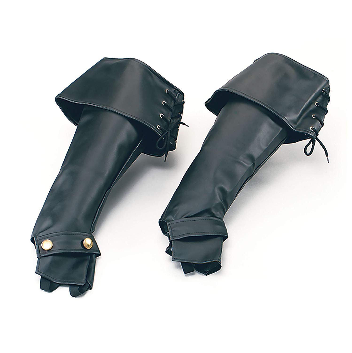 Bristol Novelty BA528 Boot Top Covers Deluxe 1 Pair Black 52 cm x 33 cm x 2.5 cm, mens, One Size Halloween