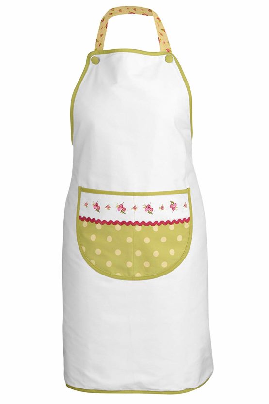 Premier Housewares Kitchen Apron, Pockets, Cotton, Multi-Coloured - Cottage