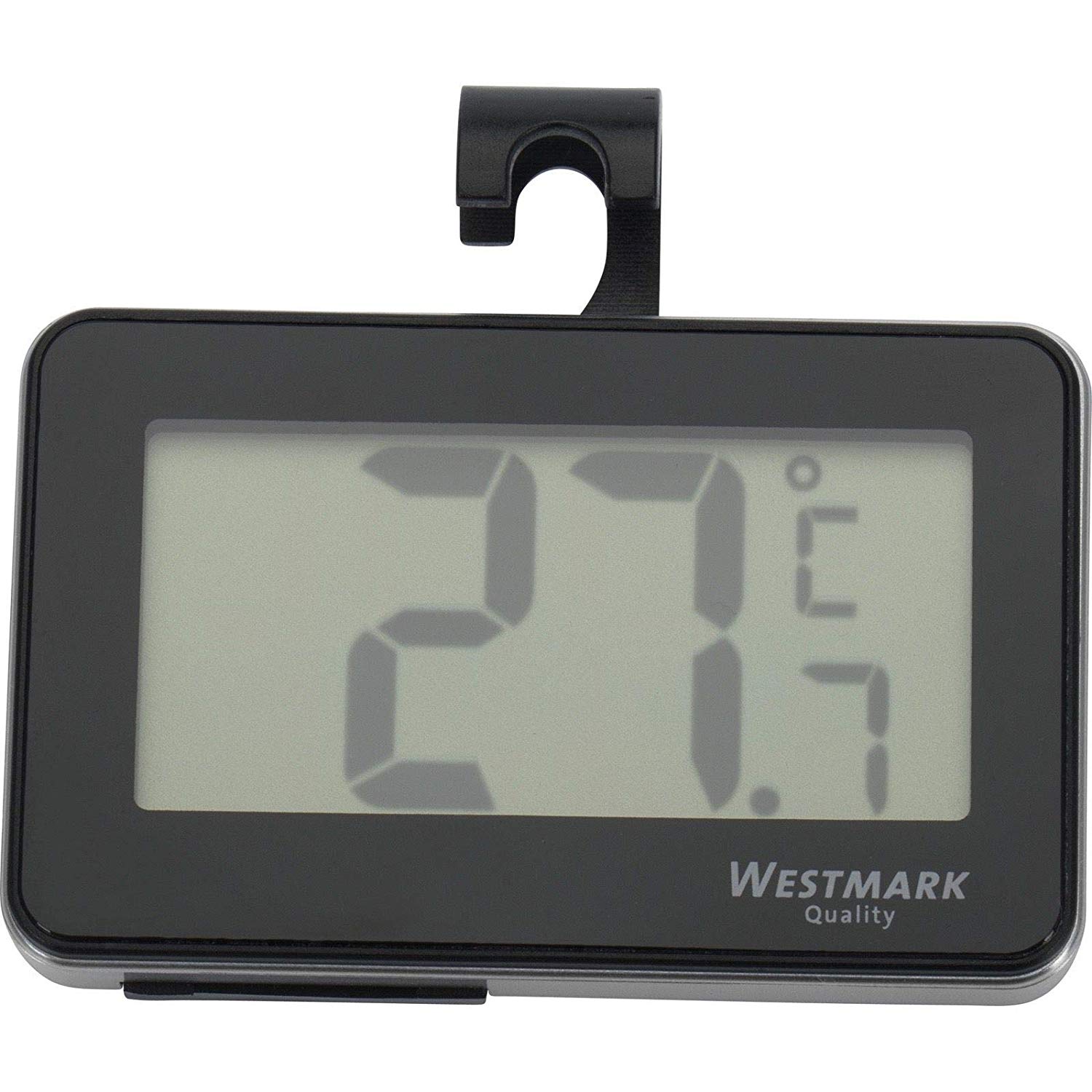 Westmark Digital Fridge Thermometer, For Measuring In Or Out Of The Fridge, Plastic/Glass, Silver/Black - Image 2