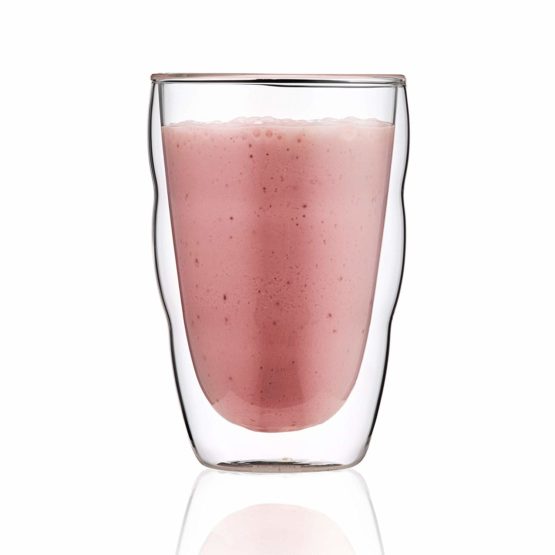 BODUM 10485-10 PILATUS Glass Set (Double-Walled, Isolated, Dishwasher Safe, 0.35 L/12 oz) - Pack of 2, Transparent - Image 2