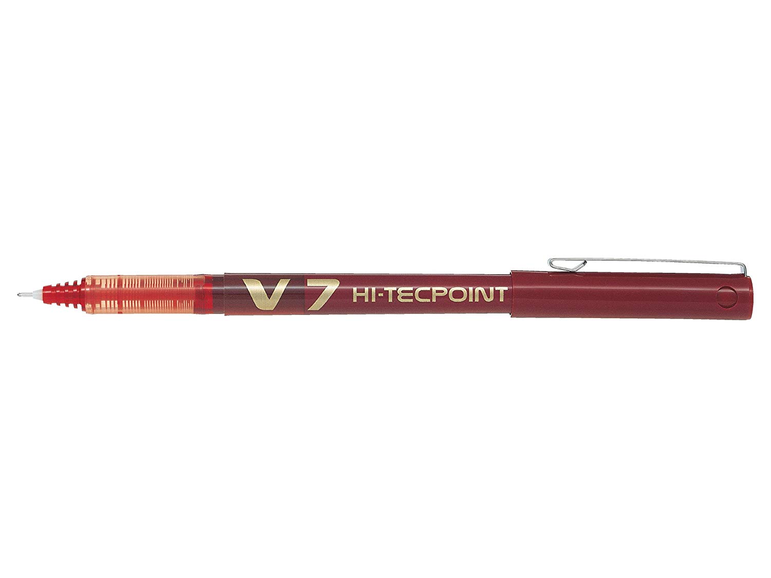 Pilot, Blister 3 V5 Hi-Tecpoint, Liquid Ink Rollerball Pen Moyen Noir, bleu, Rouge & vert, Black, Blue, Red, Green - Image 4
