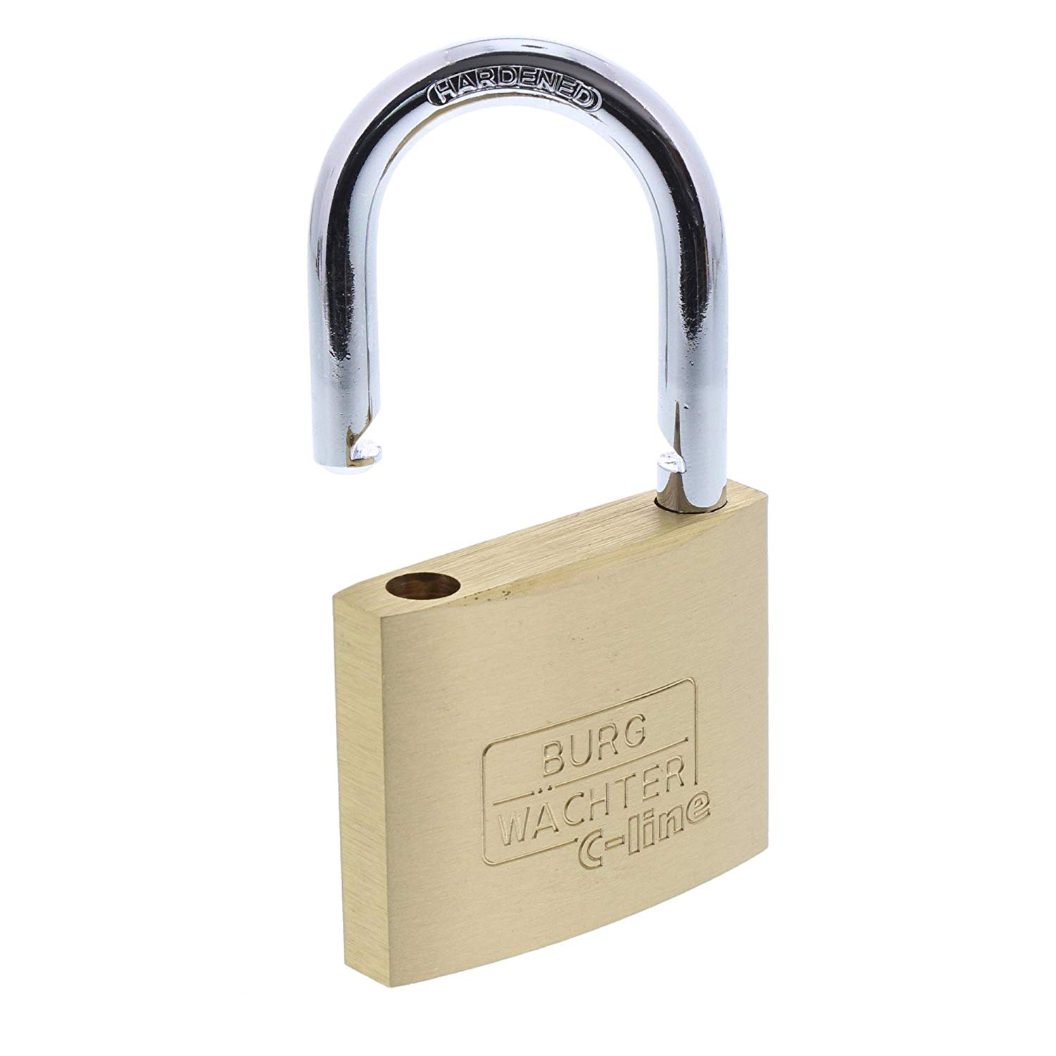 Burg Wächter 222 60 C-Line 60 mm Padlock, Messing - Image 3
