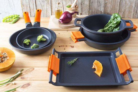 Braisogona Efficient- Cast Aluminium Tall Casserole, 24 cm, highly durable cast aluminium with pfoa-free non-stick coating Cookers Including Induction - Image 4