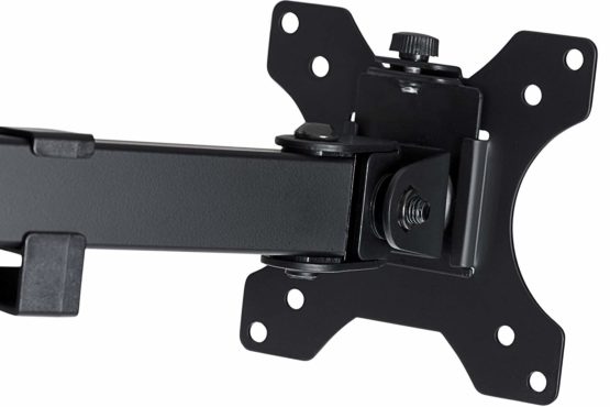Proper Classic PC Monitor Desk Mount for 19, 21, 23, 24, 27 and 32 Inch Computer Monitors, Black - Image 2