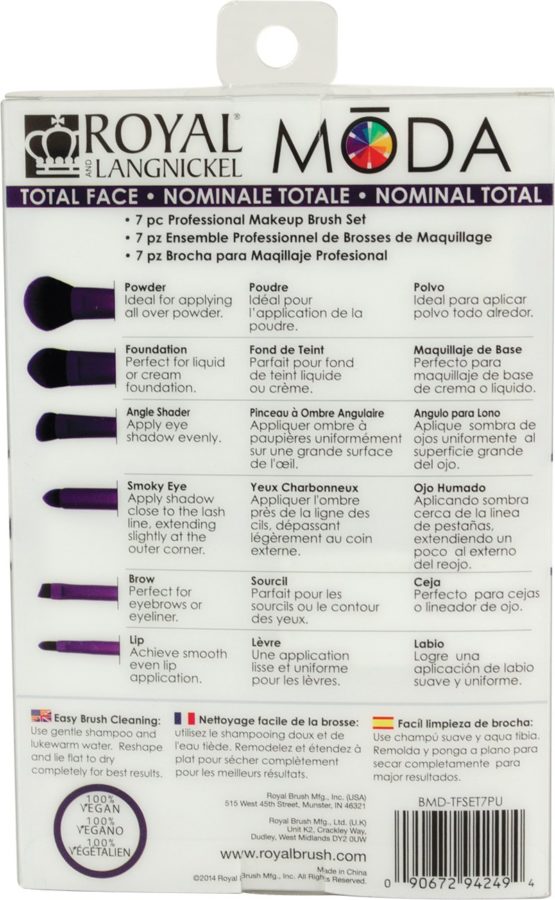 Moda Total Face Set with Case, Purple - Image 4