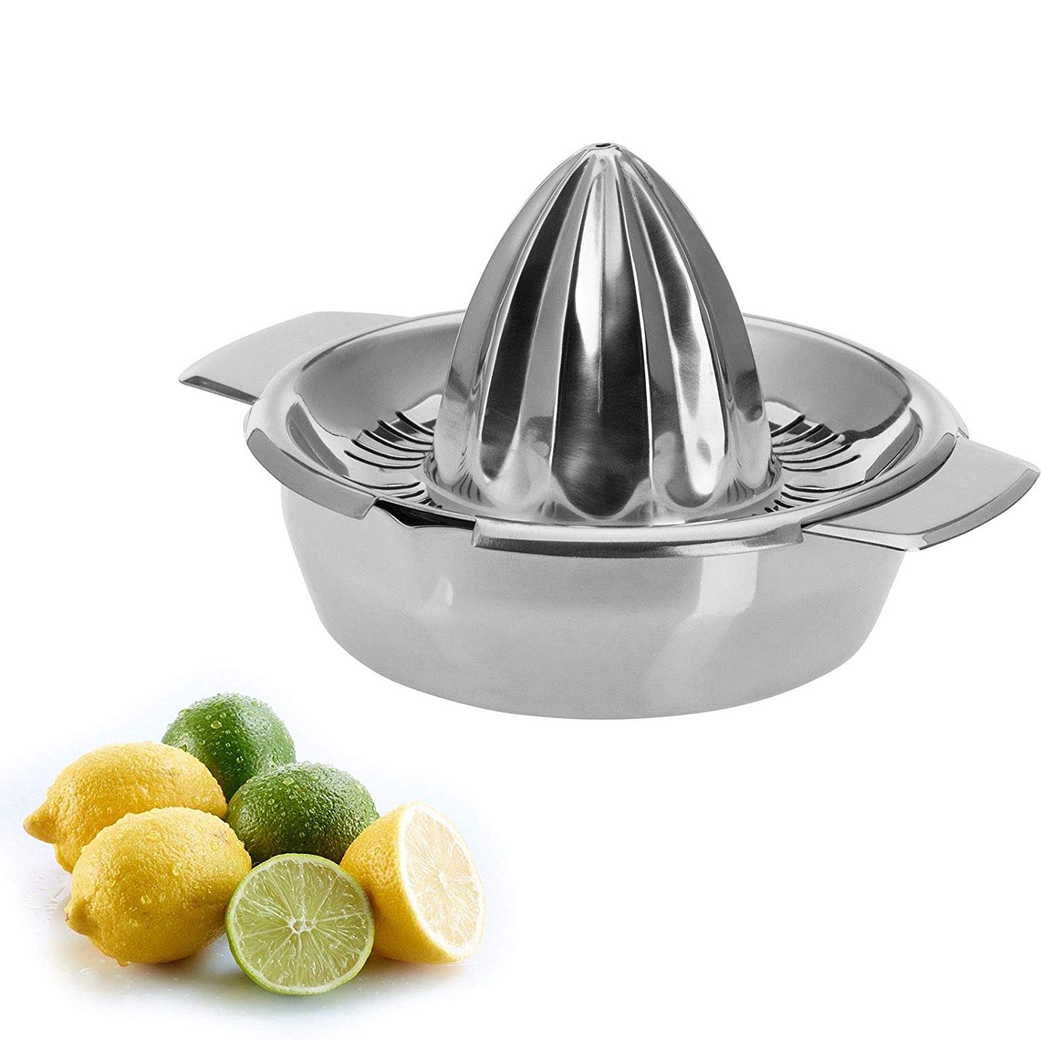 Westmark Citrus Juicer with Container, Diameter: 13.8 cm, Capacity: 350 ml, Stainless Steel, Silver, 30942260