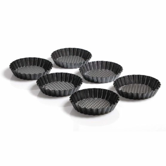 Kaiser 769806 "Patisserie" Tartlets, Multi-Colour, 10 cm, 6-Piece