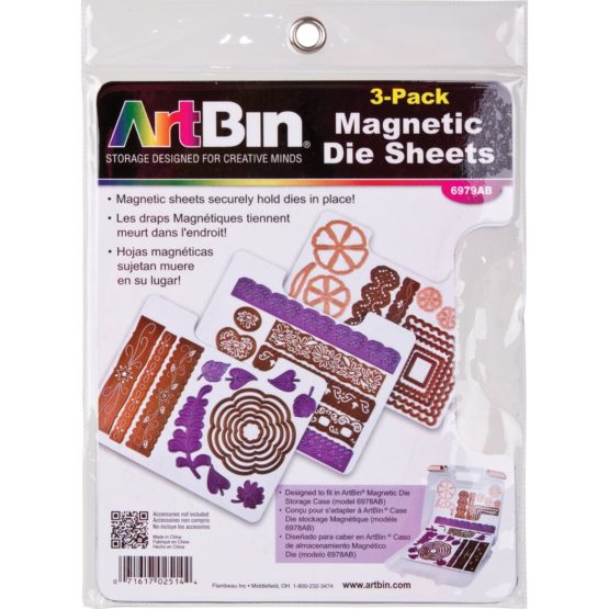 ArtBin Magnetic Die Sheets, White, 22.6 x 18 x 1