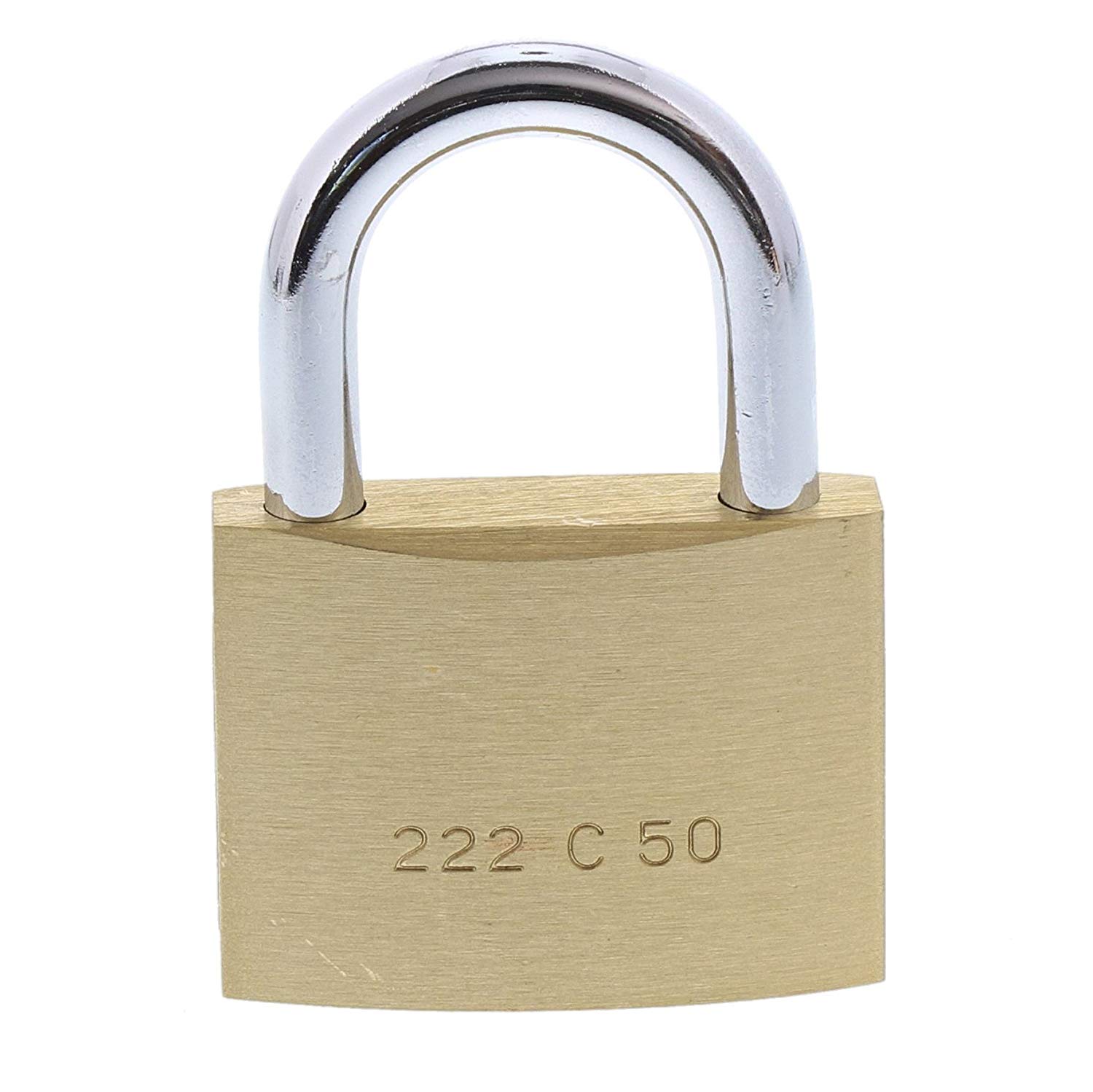 Brass Padlock 50mm - 222 50 SB, White, 50 mm - Image 2