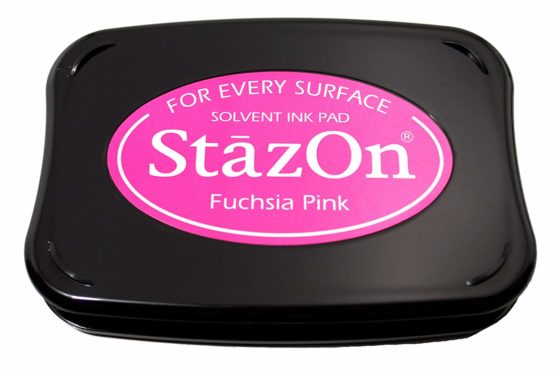 Tsukineko StazOn Stamp Pad, Fuchsia, SZ000082