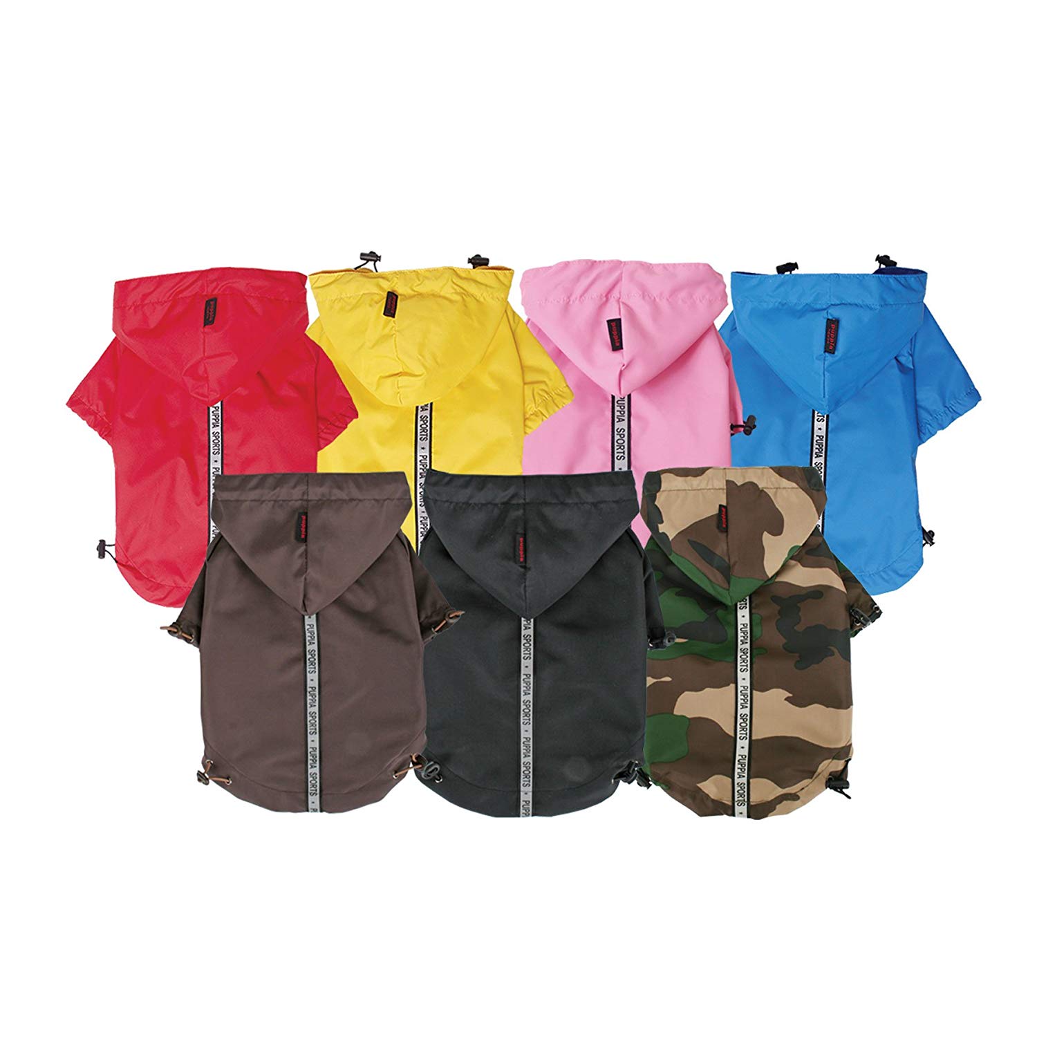 Puppia Base Jumper Raincoat For Dogs - Dog Jacket, Red, PEAF-RM03-RD-3L, 3XL - Image 2
