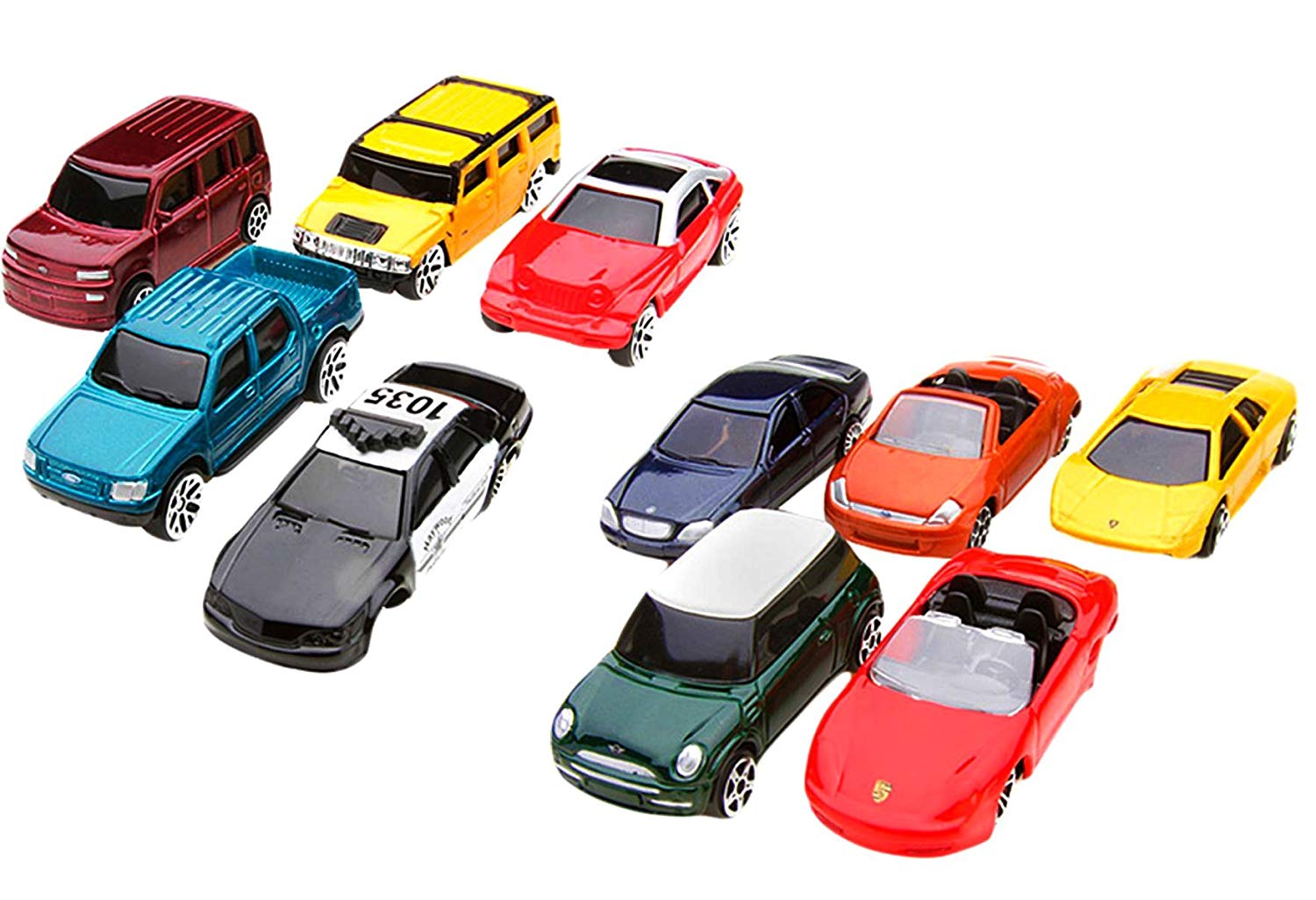 Maisto FRESH METAL 5 PIECE MINIATURE VEHICLE PACK - Incredibly Detailed Die-Cast Replica Collectible Model Vehicles - Image 2