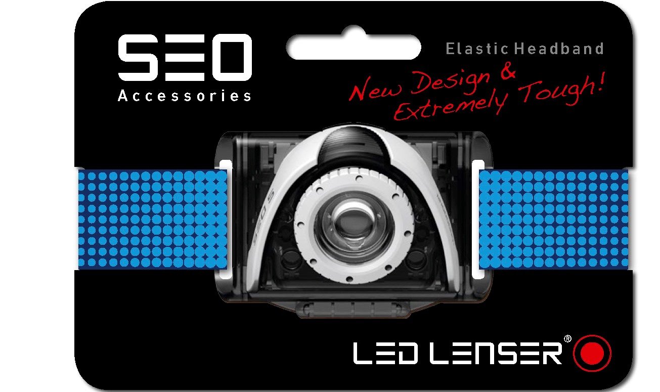 Ledlenser Adjustable Headband For SEO Series Cycling Lights – Fits SEO Head Torch And Bike Torches - Four Colours AvailableLedlenser SEO B3 B5R Bike L