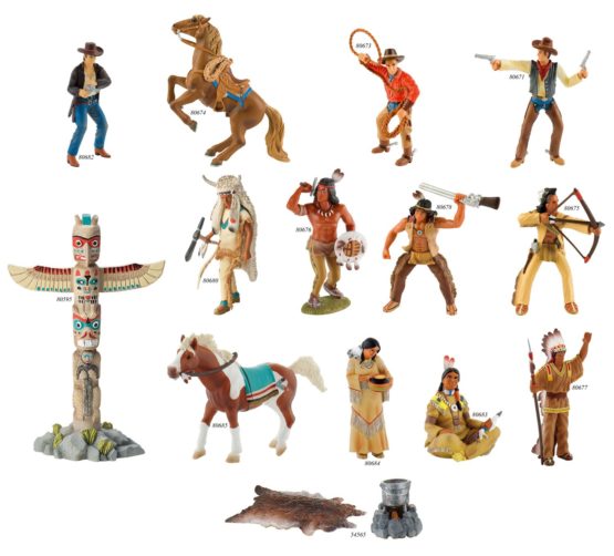 Bullyland "Indian Horse" Figure (Multi-Colour) - Image 2