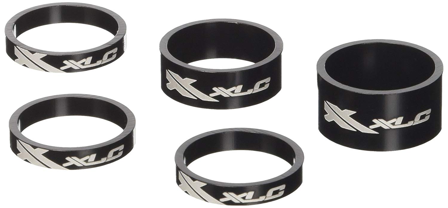 XLC A-Head Spacer Set, Black