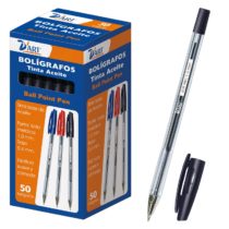 D 'Art 79411 Box of Pens, 1 mm, Pack of 50, Black